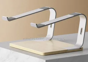 Wooden and Metal Desktop Laptop Stand / Riser.
