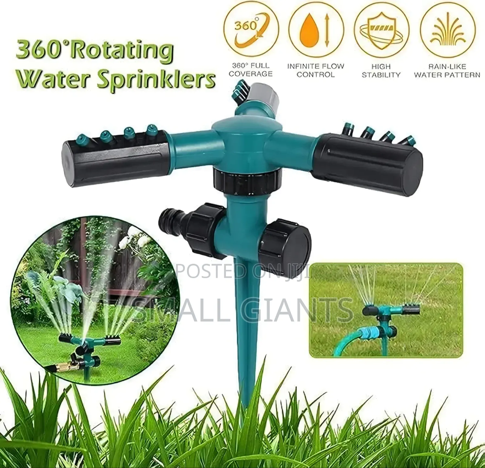 360 Degree Automatic Round Sprinklers