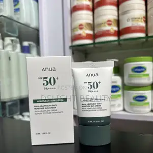Anua Heartleaf Silky Moisture Mild Sunscreen, Broad Spectrum SPF 50+