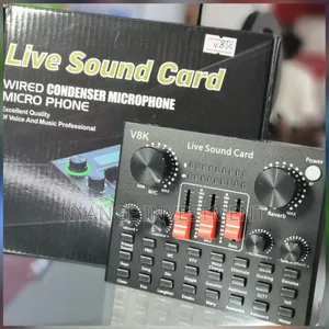 V8K Live Sound Card for Live Streaming, Singing, and Broadcasting.
