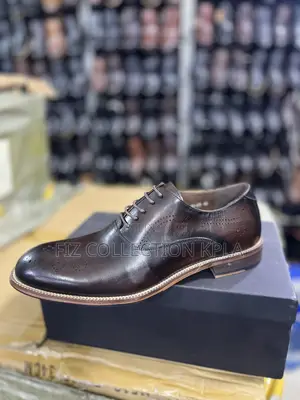 Original Franco Banetti Coffee Brown Leather Oxford Shoes