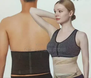 Abdominal Binder Support Belt for Men Women – Black | Post Surgery