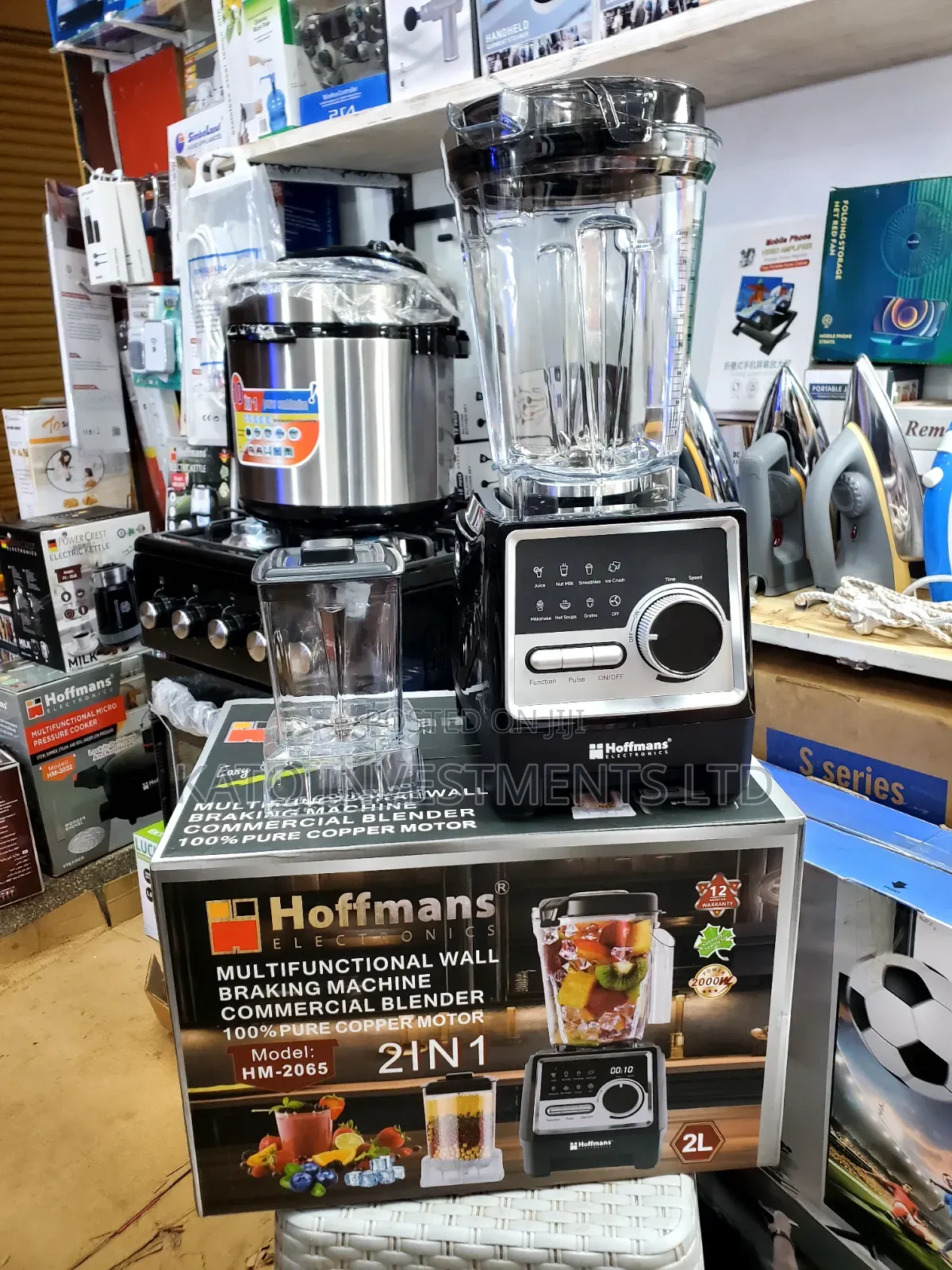 Hoffmans Blender 200w 2l Commercial 2in1