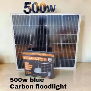 Blue Carbon 500W Solar Flood Light – Reliable All-Weather Resistant X