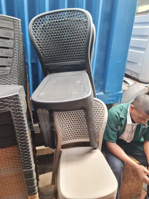 Cedarattan Armless Outdoor Plastic Chairs Plastic Chairs