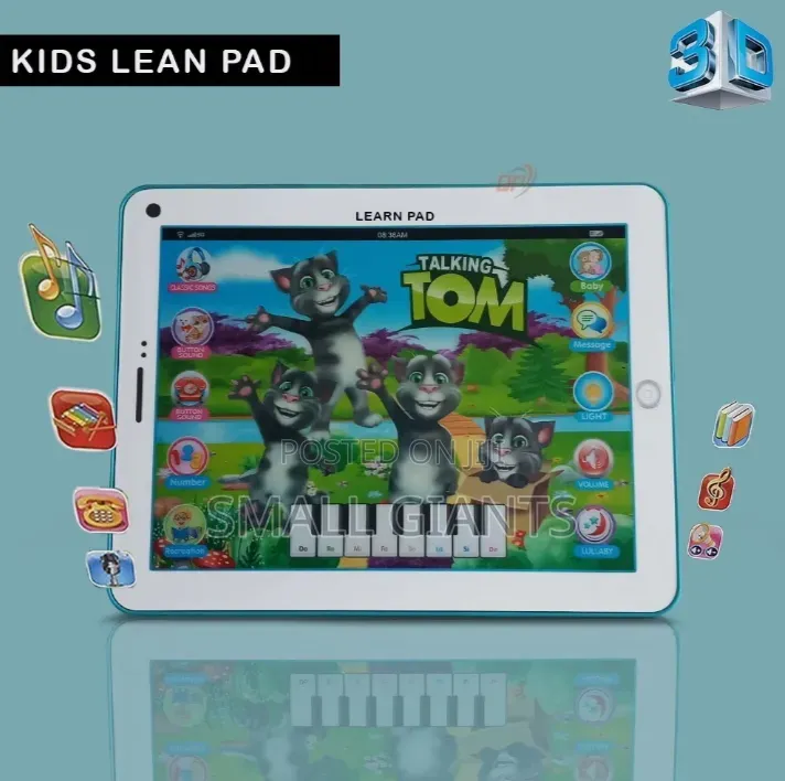 Talking Tom 3D Learn Pad Educational Tablet for Kids