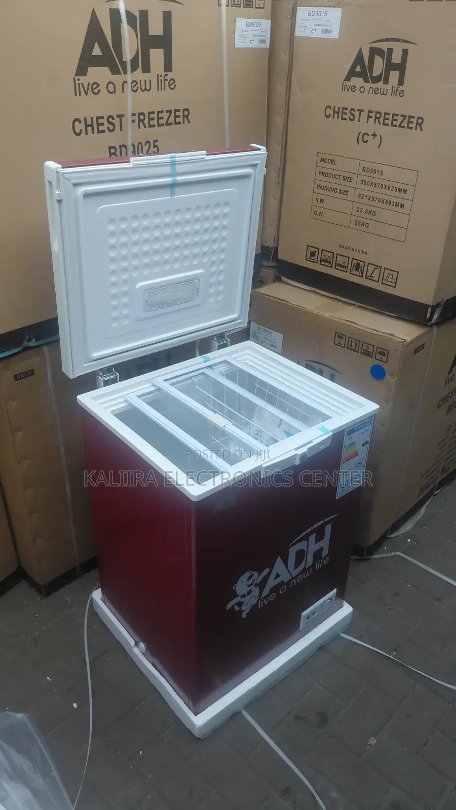 Freezer Red Colour