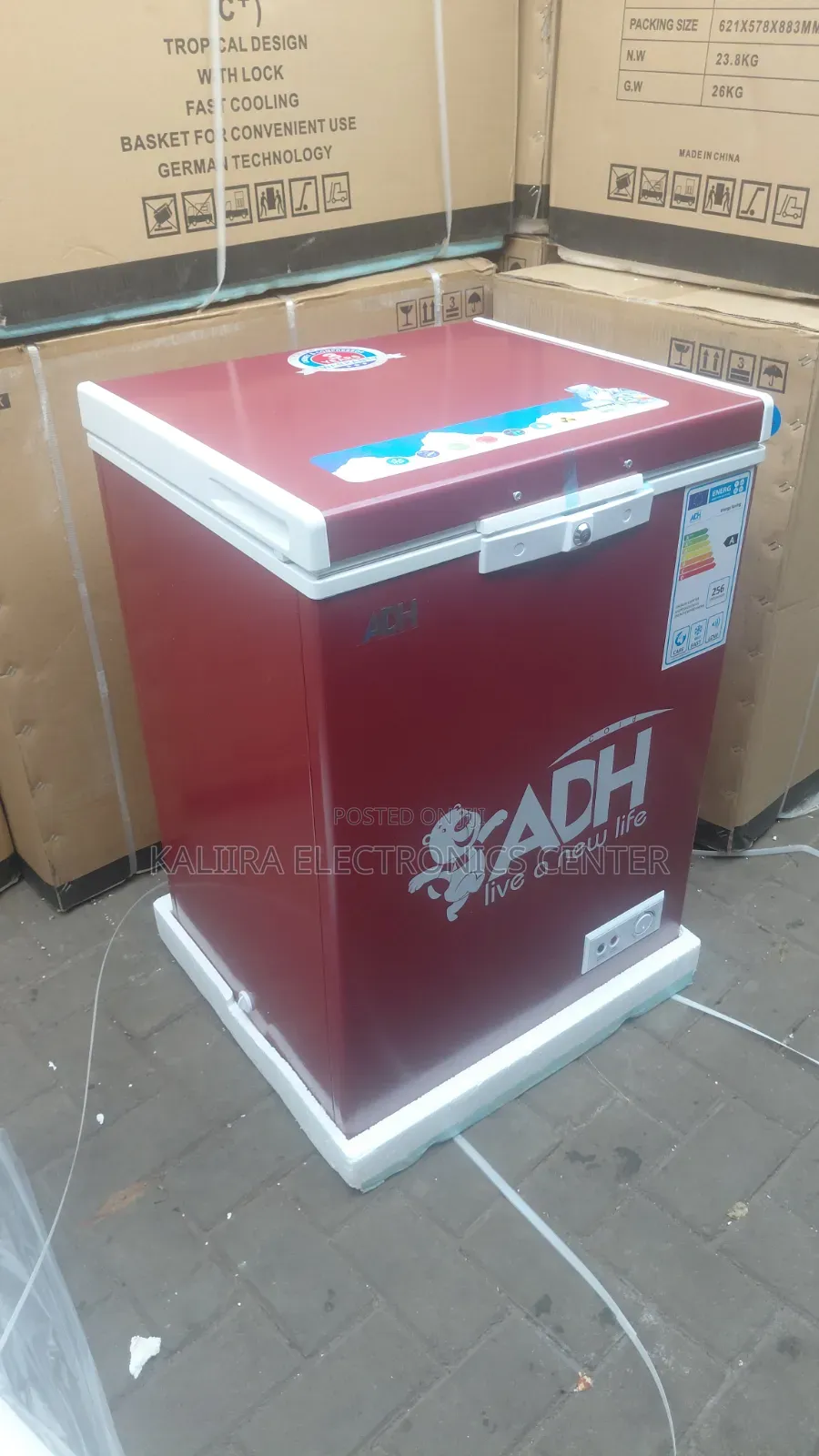 Freezer Red Colour