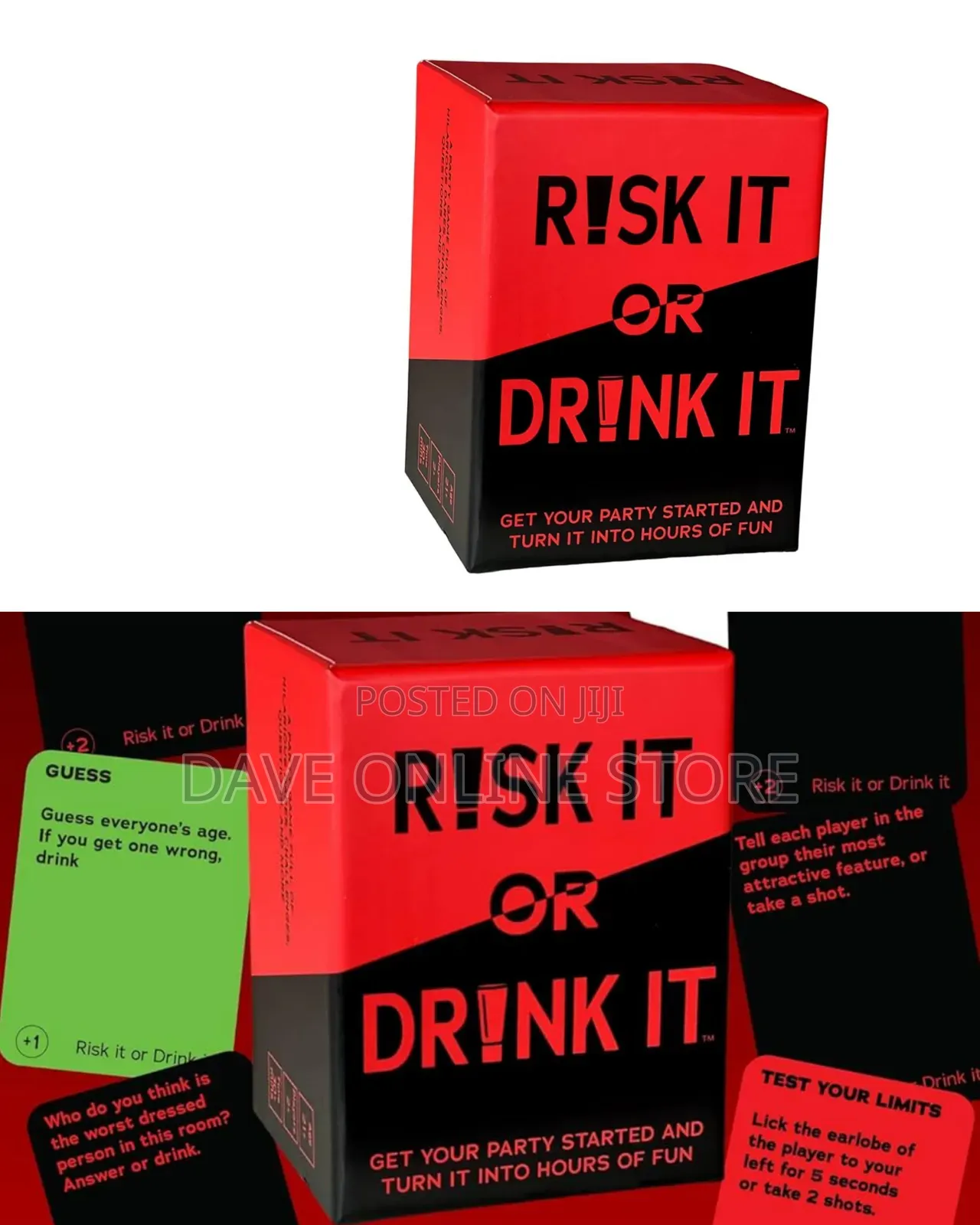 Risk It or Drink It! Party Game