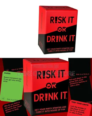 Risk It or Drink It! Party Game