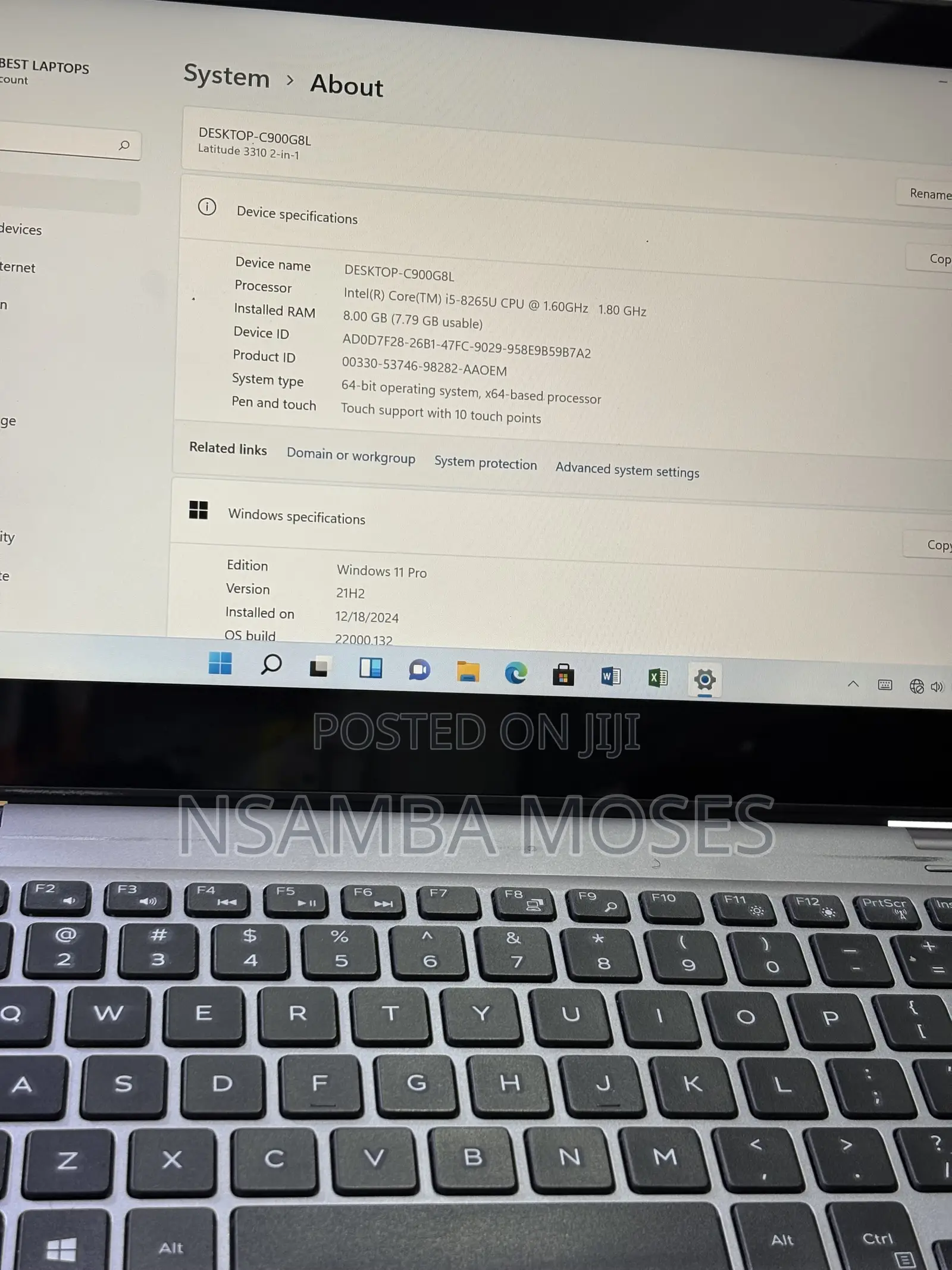 Laptop Dell Latitude 5300 2-in-1 8GB Intel Core i5 SSD 256GB