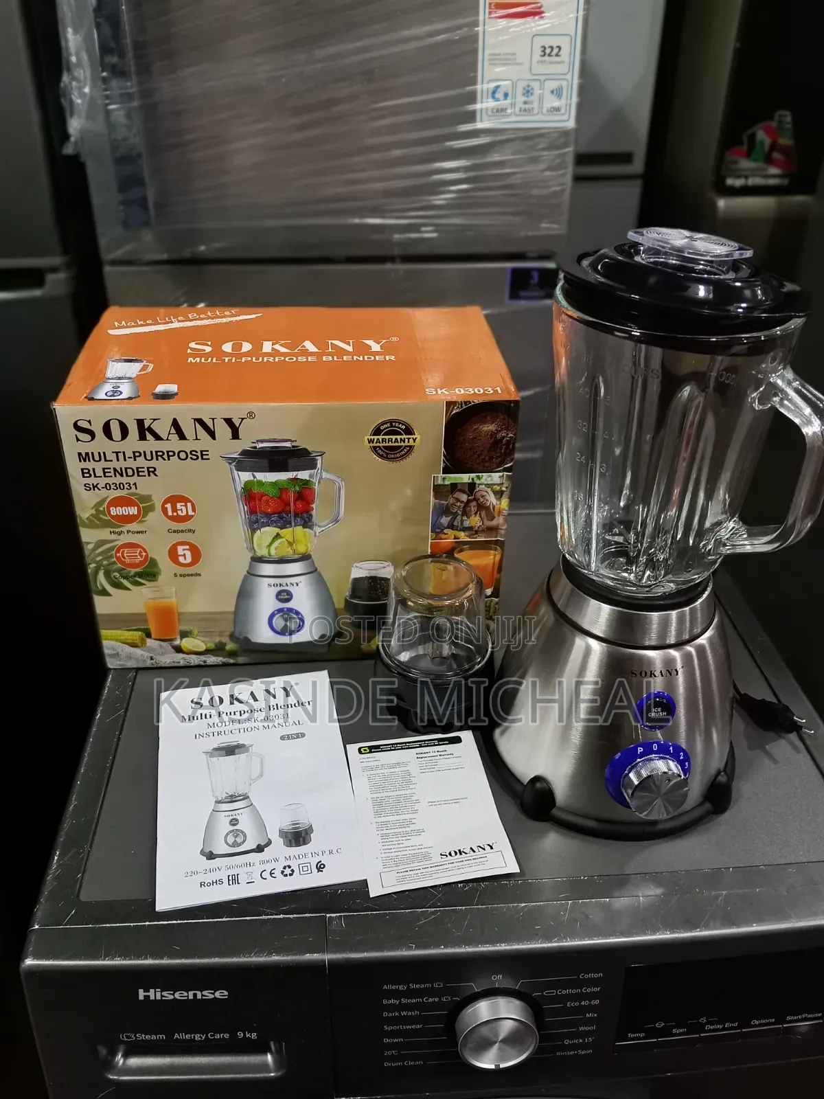 Sokany 1.5litres Blender