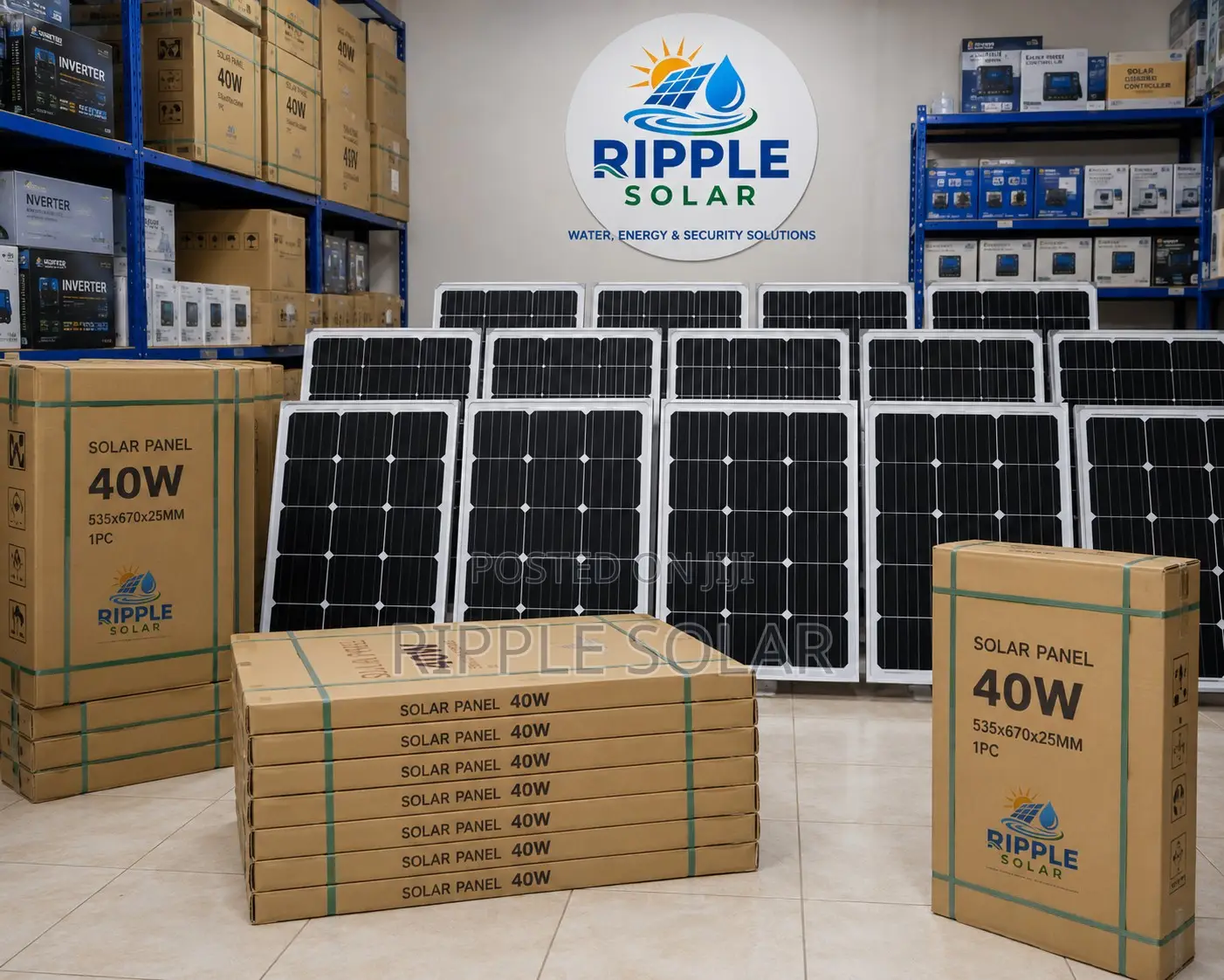 40W Solar Panel – Compact 12V Power Solution