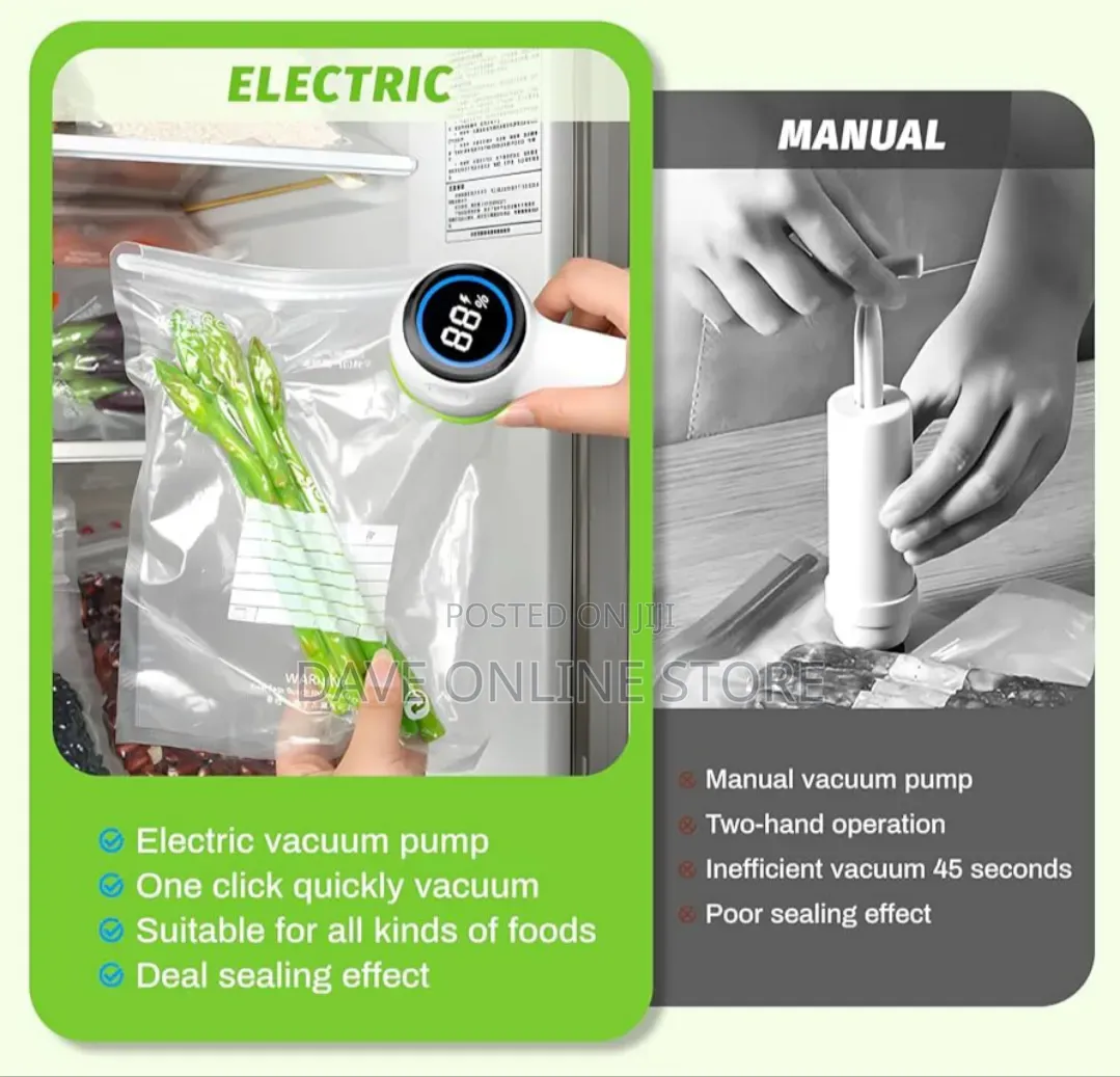 Handheld Multifunctional Electric Sealer Vacuum Sealer