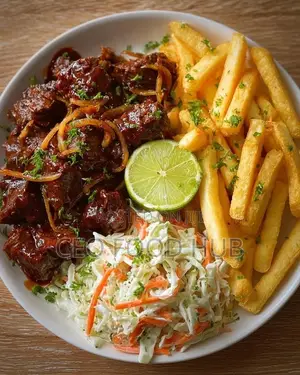 Beef and Crispy Chips - C.E.O's Restaurant