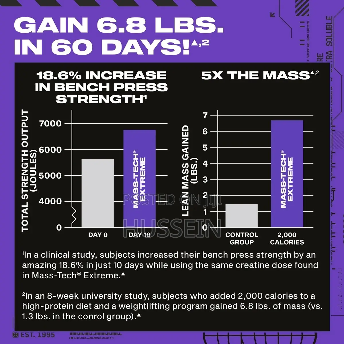 Muscletech Mass Gainer Mass-Tech Extreme 2000 (2.72kg)