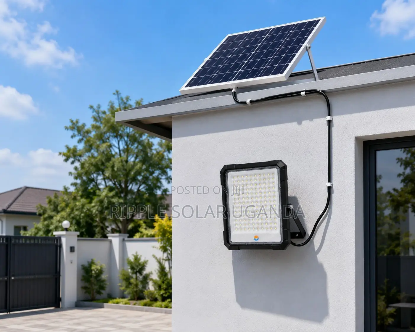 300w Solar Flood Light Waterproof Outdoor Security Lamp With Remote