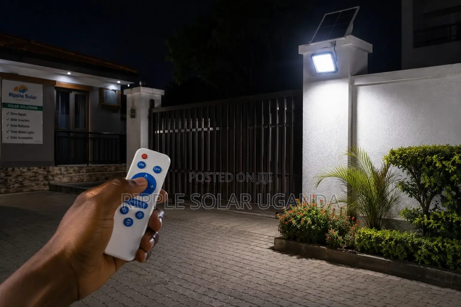 300w Solar Flood Light Waterproof Outdoor Security Lamp With Remote