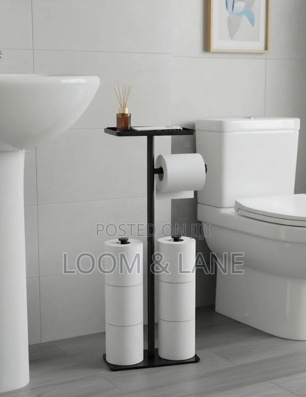 Freestanding Toilet Paper Holder