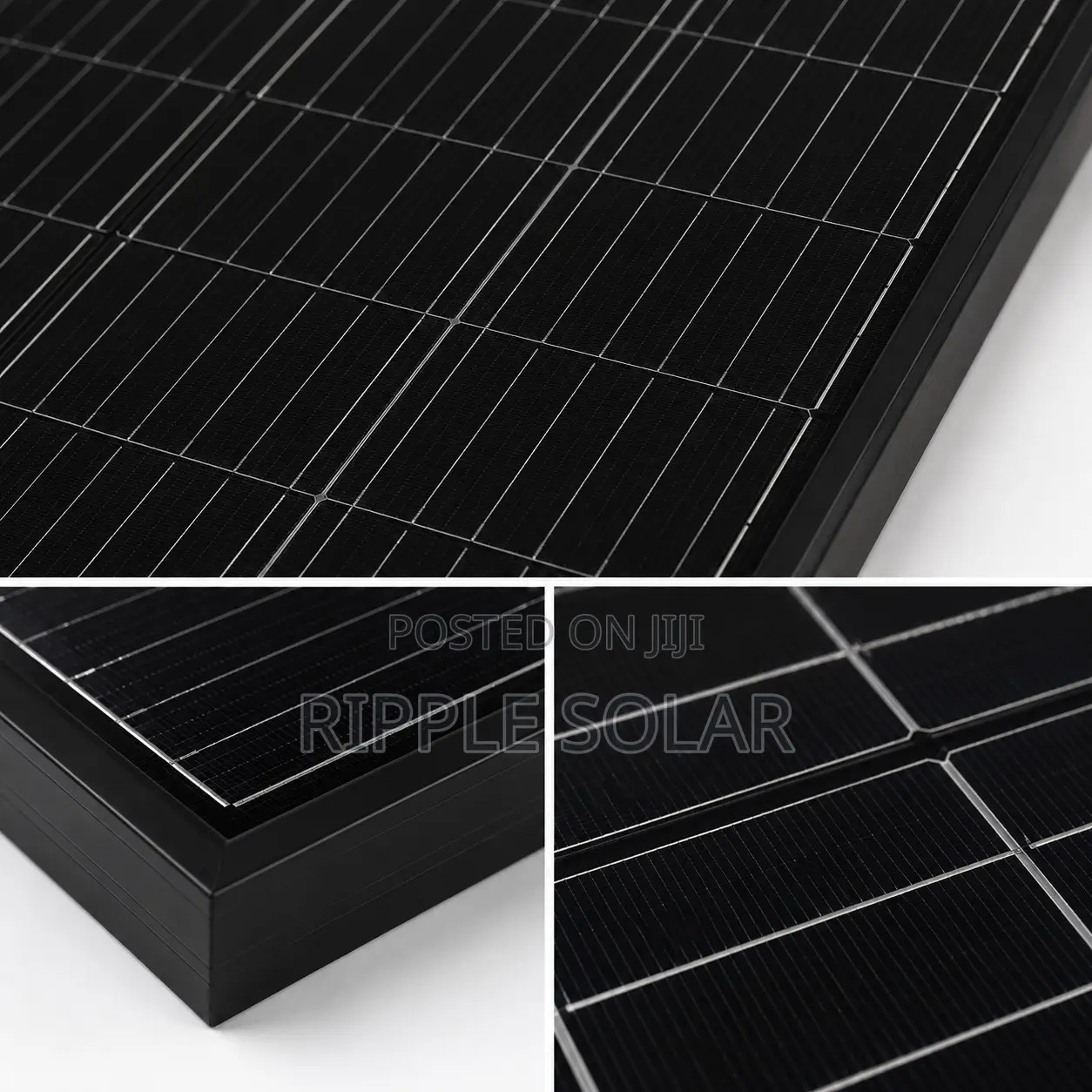 150W Black Monocrystalline Solar Panel