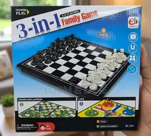 3-in-1 Family Board Game