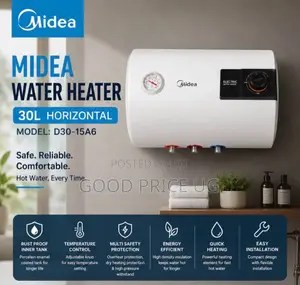 Midea Electric Water Heater, Model D30-15a6,