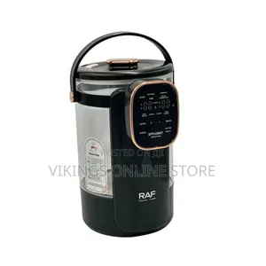 RAF 1000W 3.5L Borosillicate Window Glass Electric Kettle With Multi