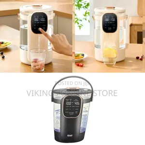 RAF 1000W 3.5L Borosillicate Window Glass Electric Kettle With Multi