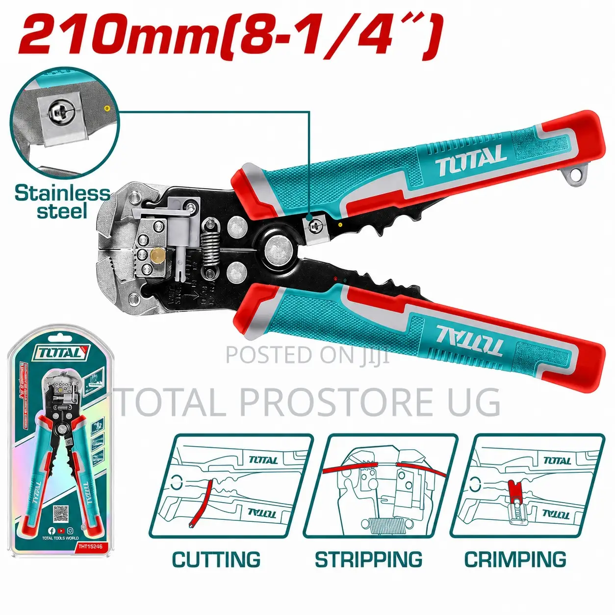 Automatic Wire Stripper 210mm 3-1/2"