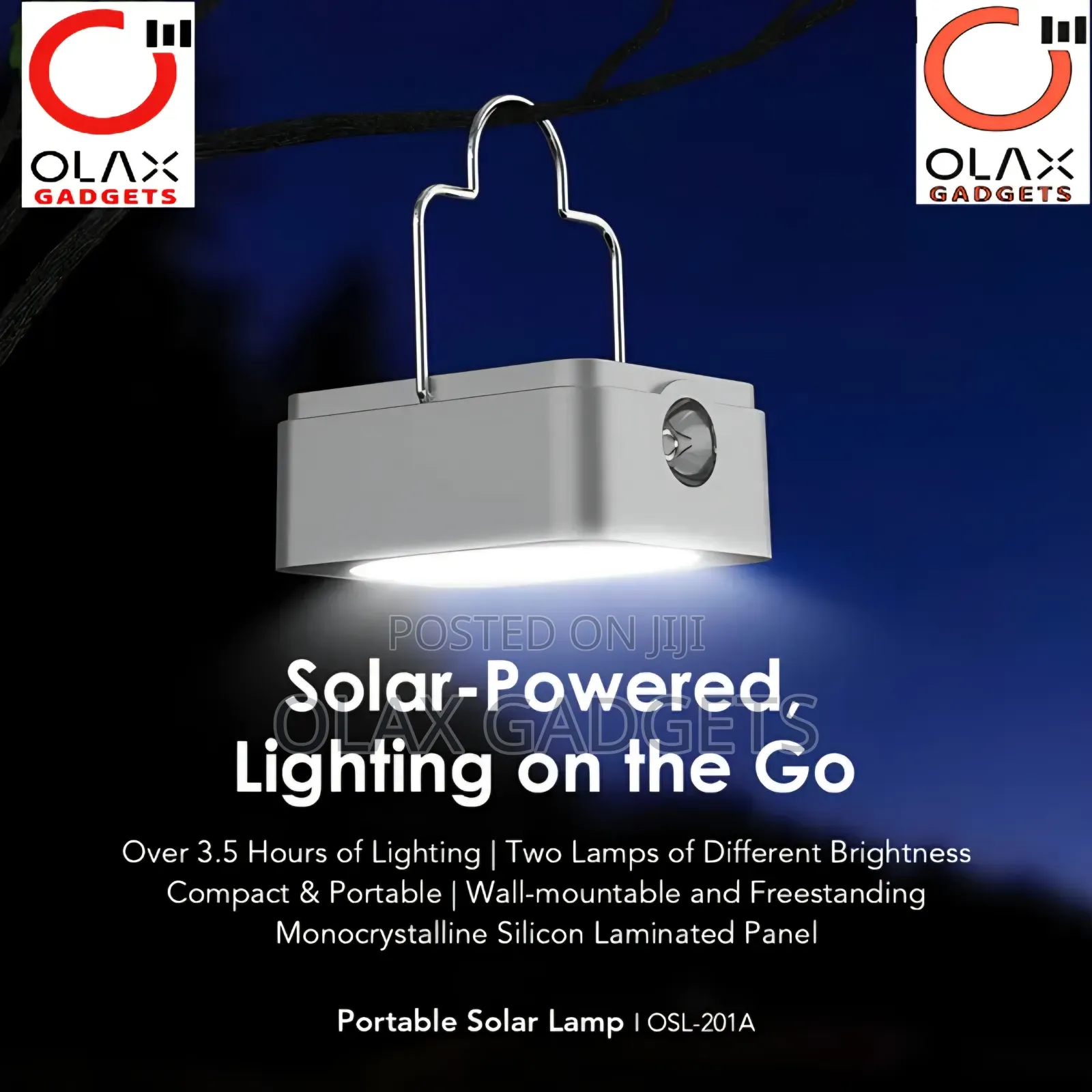 Oraimo SmartLamp Solar 2Pcs - Outdoor Waterproof 450mAh Solar Lights