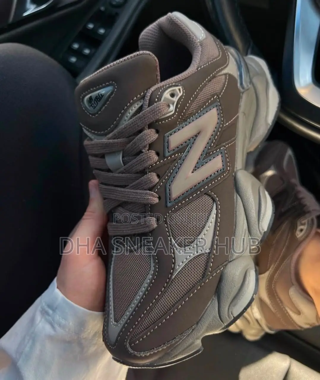 New Balance 9060 Brown Premium Sneakers