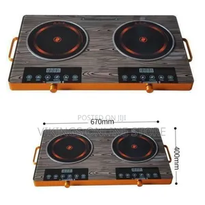 Multi-Desk Plugged Hot Plate 1h 2 Burner Electric Ceramic Kitchen Stov