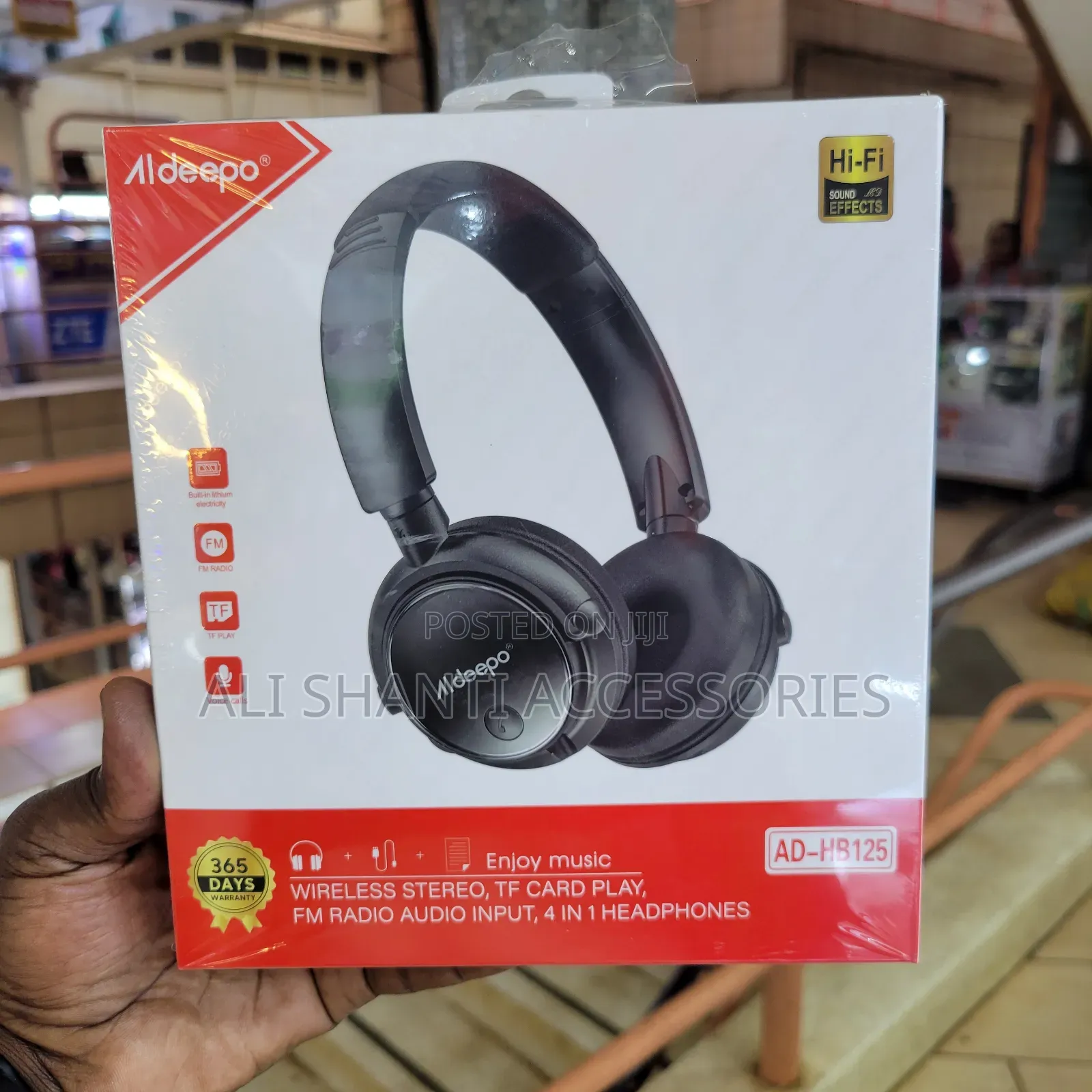 Aldeepo Deep Bass Headphones AD-HB125