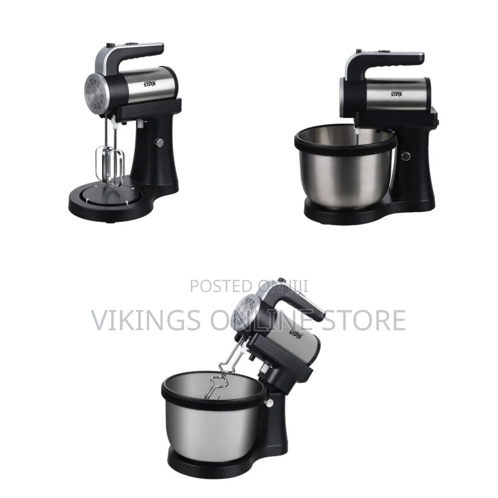 Winningstar Stand Mixer, 4.5L Capacity Hand Mixer 5 Speeds, Dough