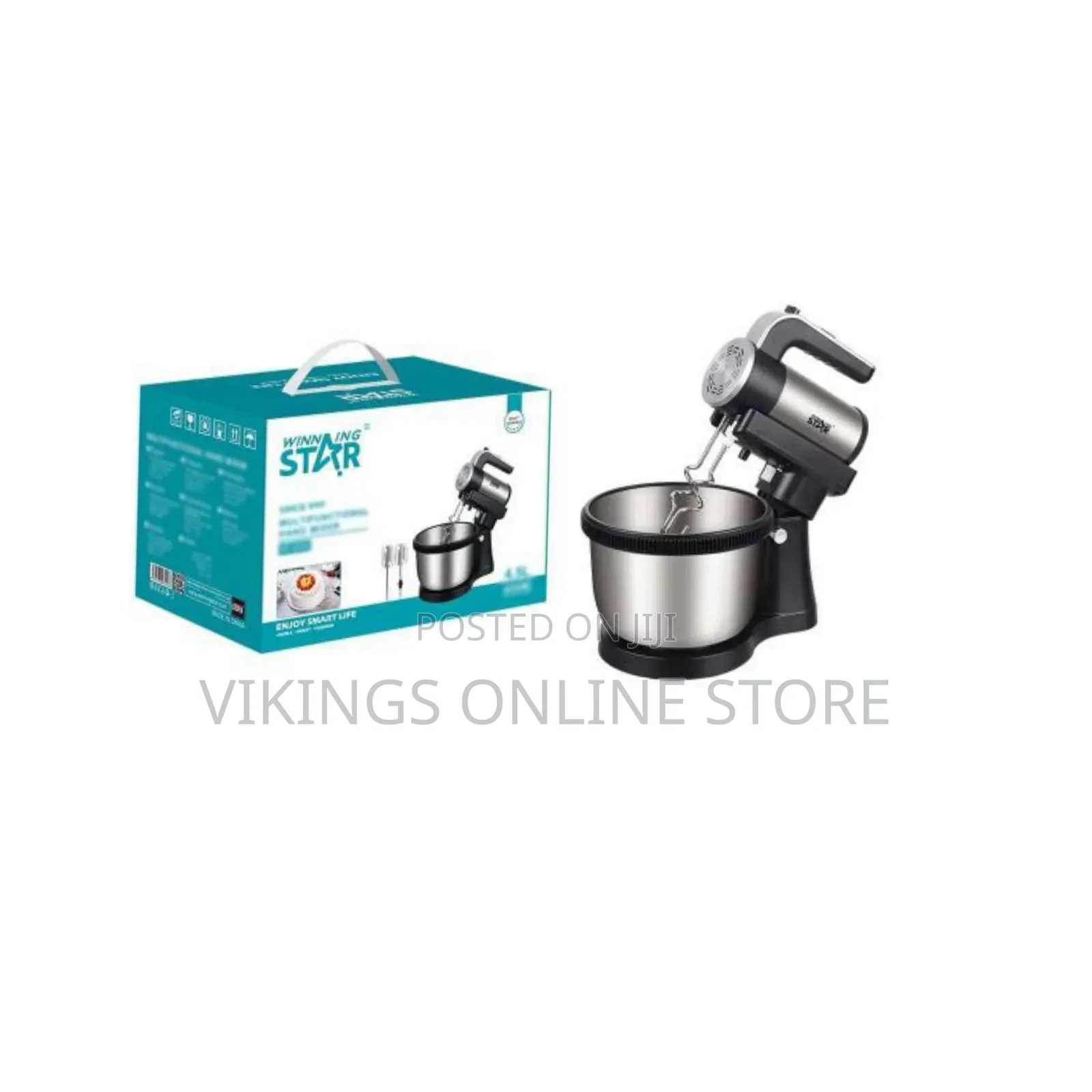 Winningstar Stand Mixer, 4.5L Capacity Hand Mixer 5 Speeds, Dough