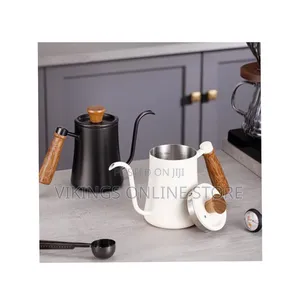 Pour Over Coffee Kettle, 600ml Gooseneck Kettle Long Spout Stainless