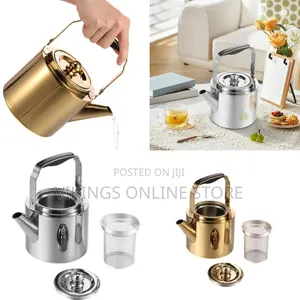 Stainless Steel Tea Pot Water Boiling Kettle 1.8L Large Capacity Tea