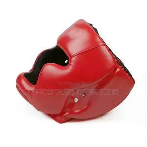 Red Boxing / Sparring Headgear Guard.