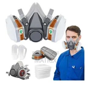 HALF FACE Respirator Mask for Face Protection Against Dust, Chemicals