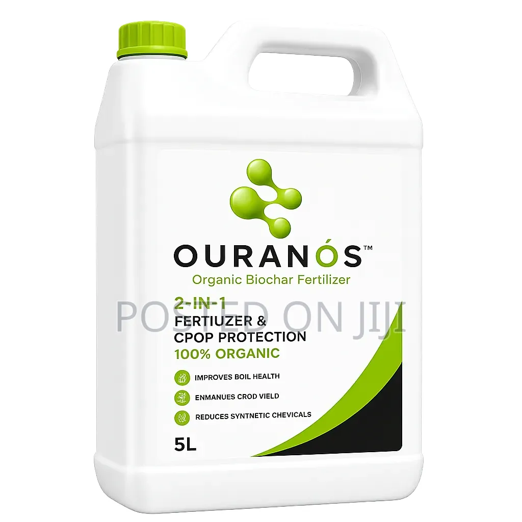 Ouranos Organic Biochar Fertilizer 5L