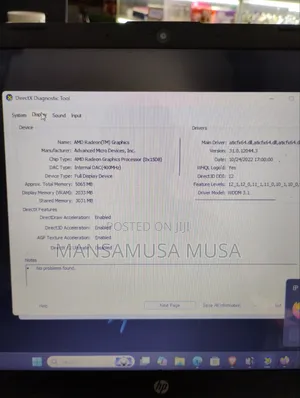Laptop HP 15 8GB AMD SSD 128GB