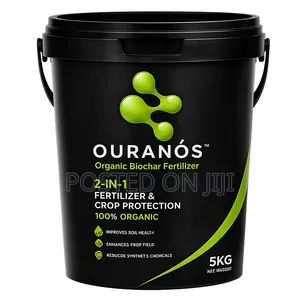 Ouranos Organic Biochar Premium 5Kg Bucket