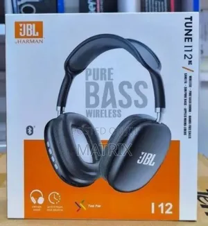 JBL Pure Bass Bluetooth Wireless Headphones.