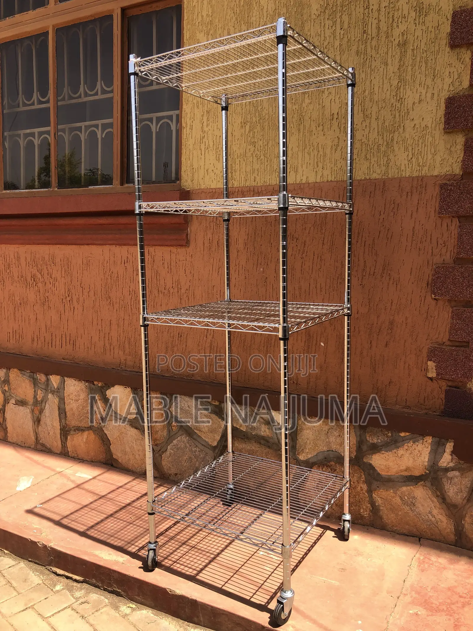Chrome Wire Shelving