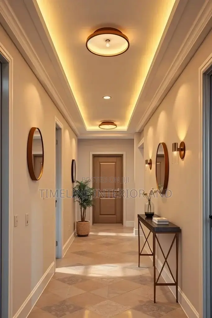 Modern Gypsum Ceiling Installation