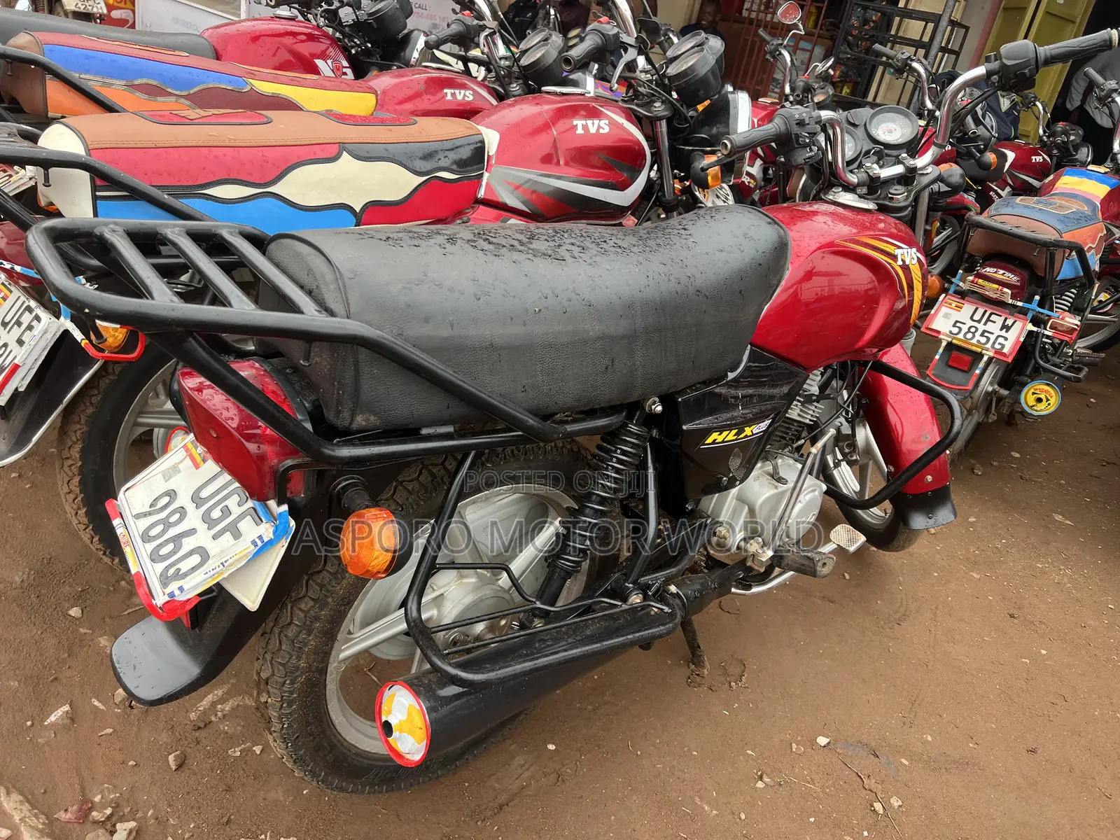 TVS XL 100 2024 Red
