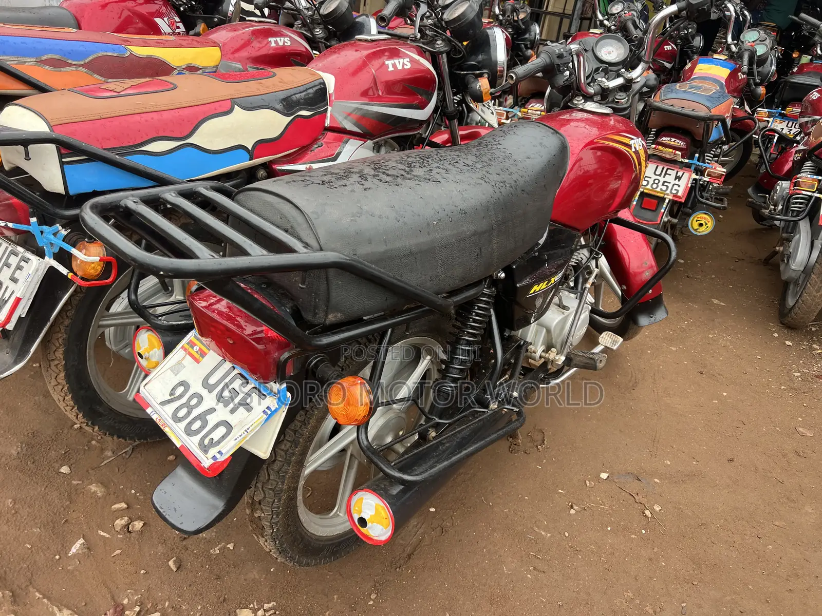 TVS XL 100 2024 Red