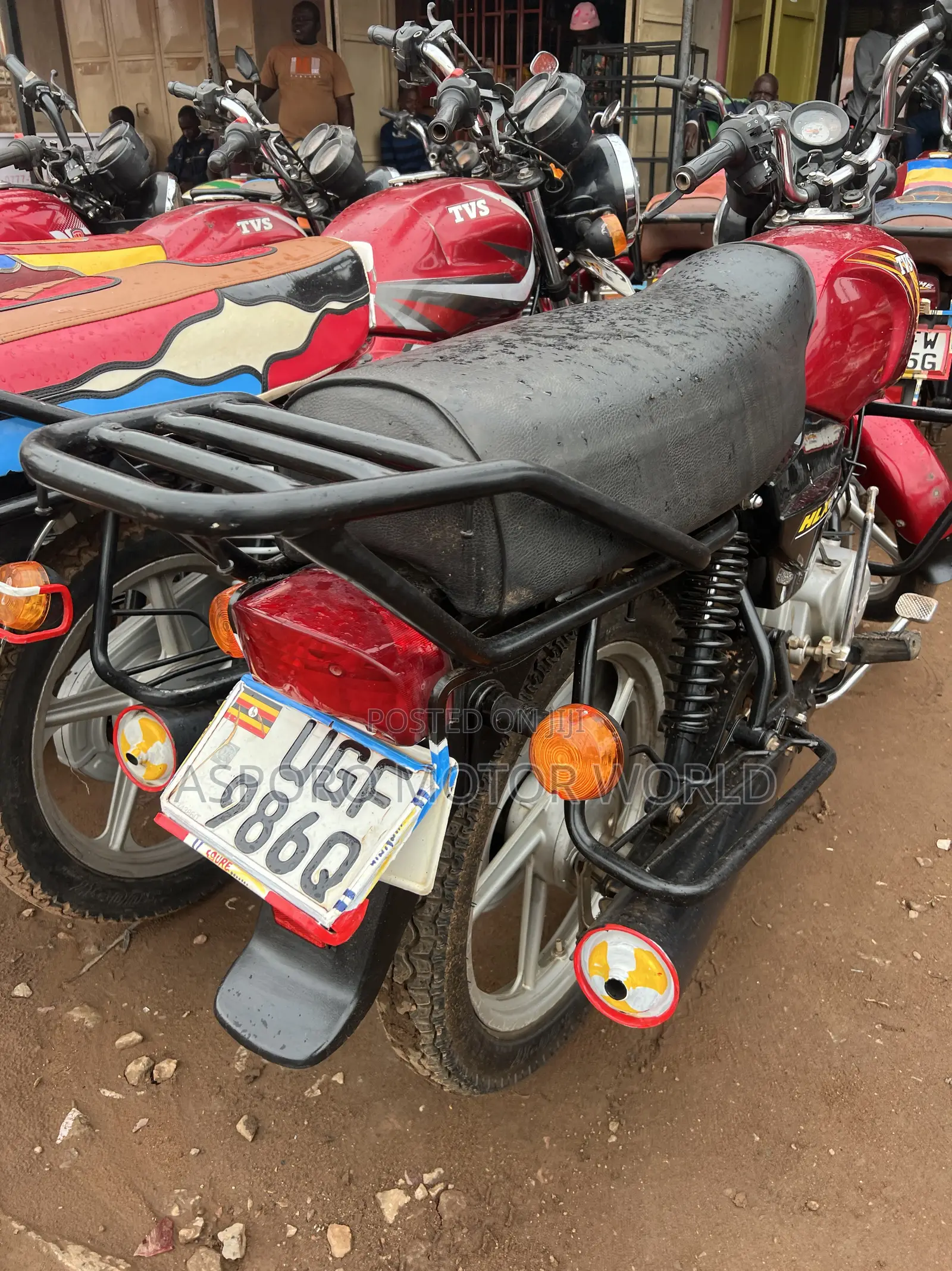 TVS XL 100 2024 Red