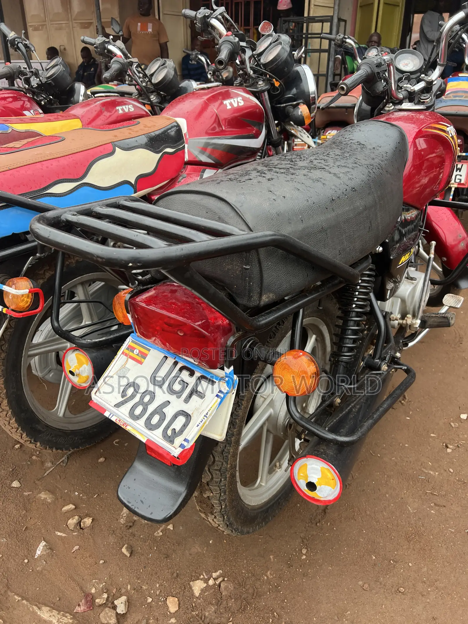 TVS XL 100 2024 Red