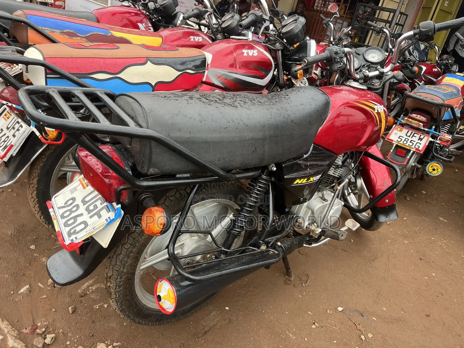TVS XL 100 2024 Red